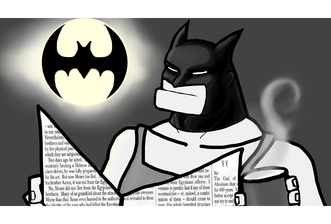 Бэтмен, рисунок В.Вартани